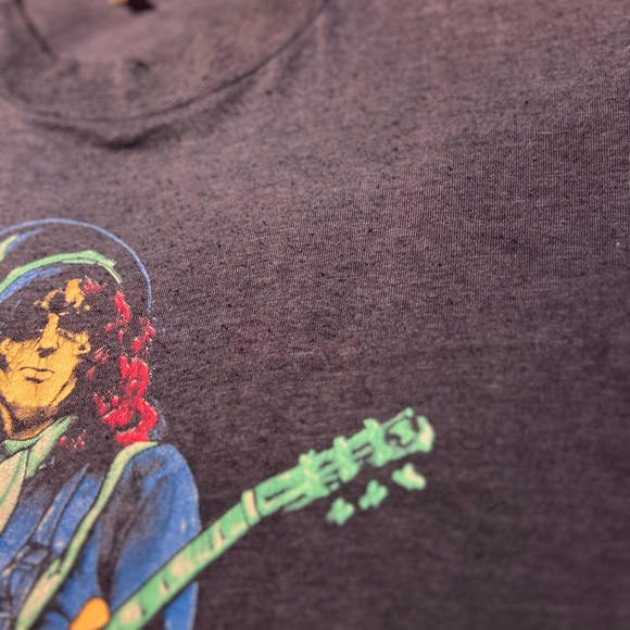 Vintage 80s Jimmy Page The Firm Tour T-Shirt - Picture 8 of 16